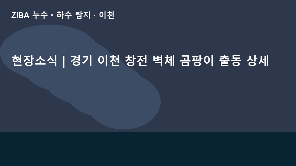 현장소식 | 경기 이천 창전 벽체 곰팡이 출동 상세